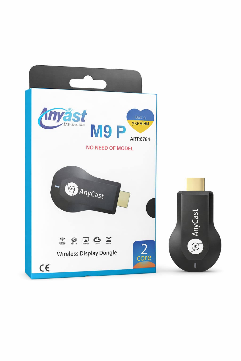 AnyCast Wireless Display Dongle (Screen Mirroring)